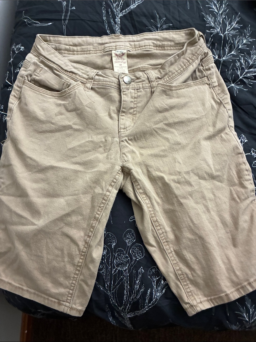 Faded Glory Tan Bermuda Shorts